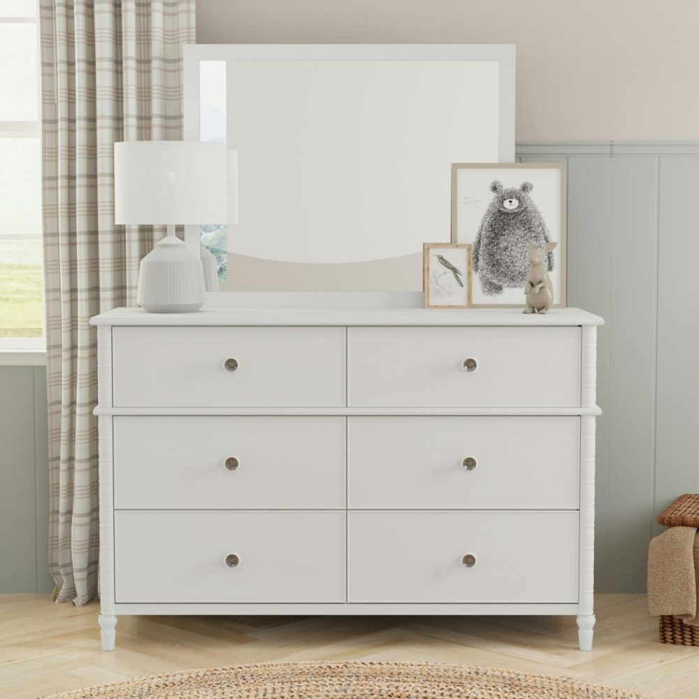 Dressers | Alva Wood Dresser With Mirror Dressers Dressers