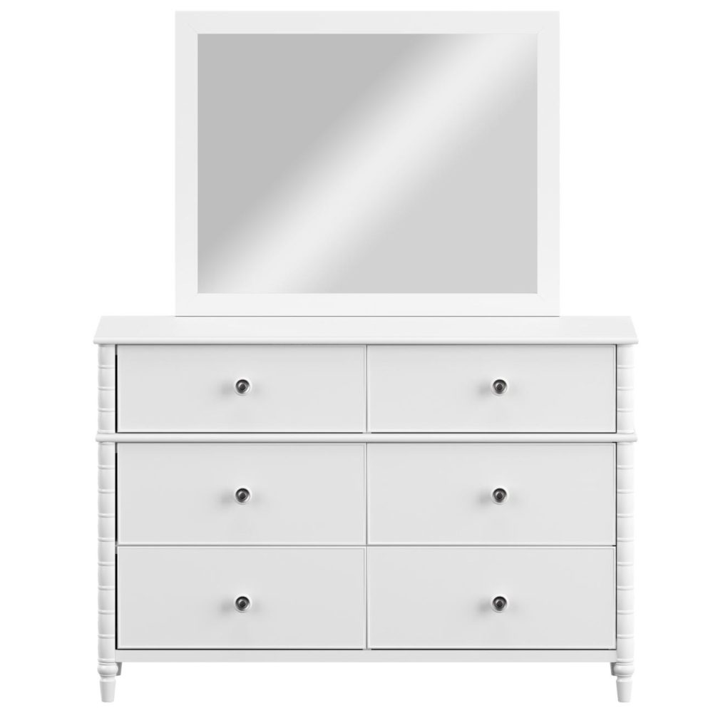 Dressers | Alva Wood Dresser With Mirror Dressers Dressers