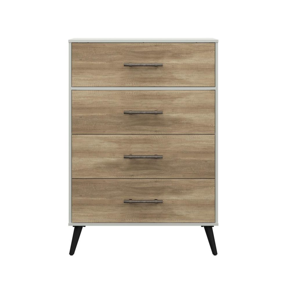 Dressers | Fargo Wood 4 Drawer Chest Bedroom Dressers