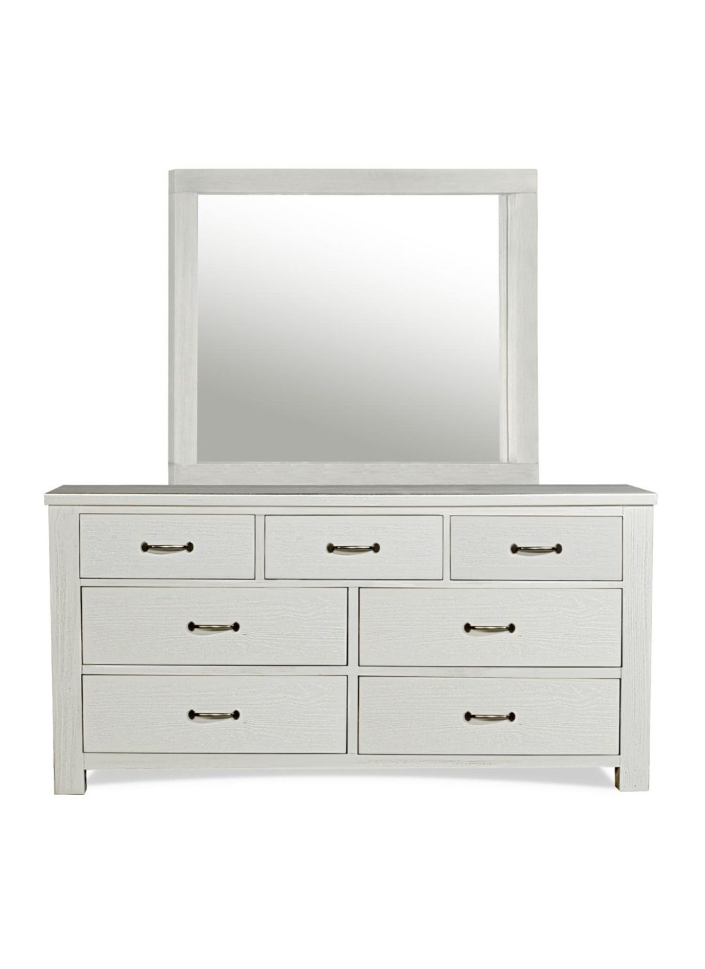 Dressers | Highlands Wood 7 Drawer Dresser With Mirror Bedroom Dressers