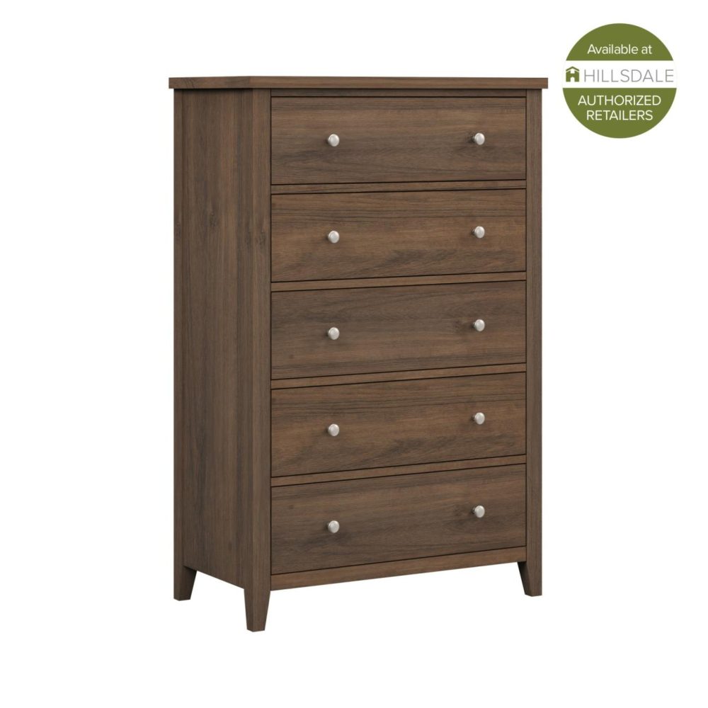 Dressers | Holborn Wood 5 Drawer Chest Bedroom Dressers