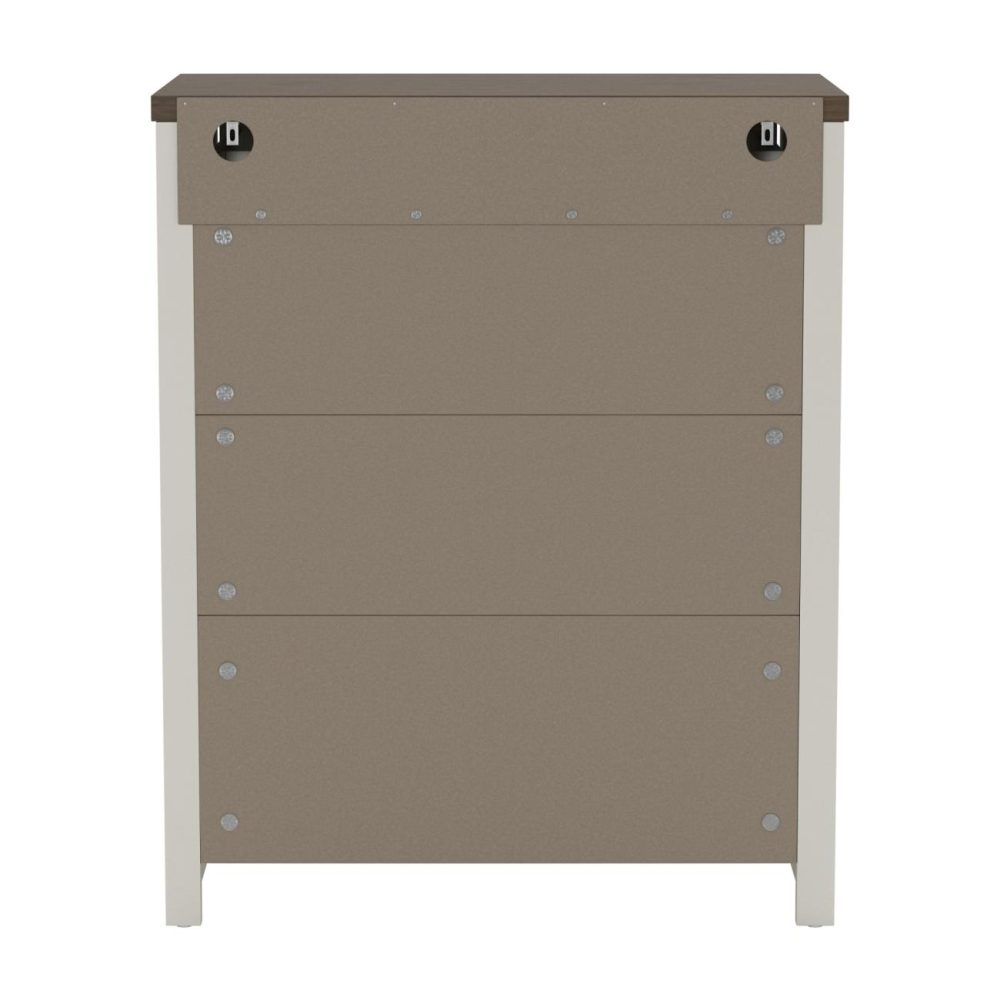 Dressers | Lancaster Wood 4 Drawer Dresser Bedroom Dressers