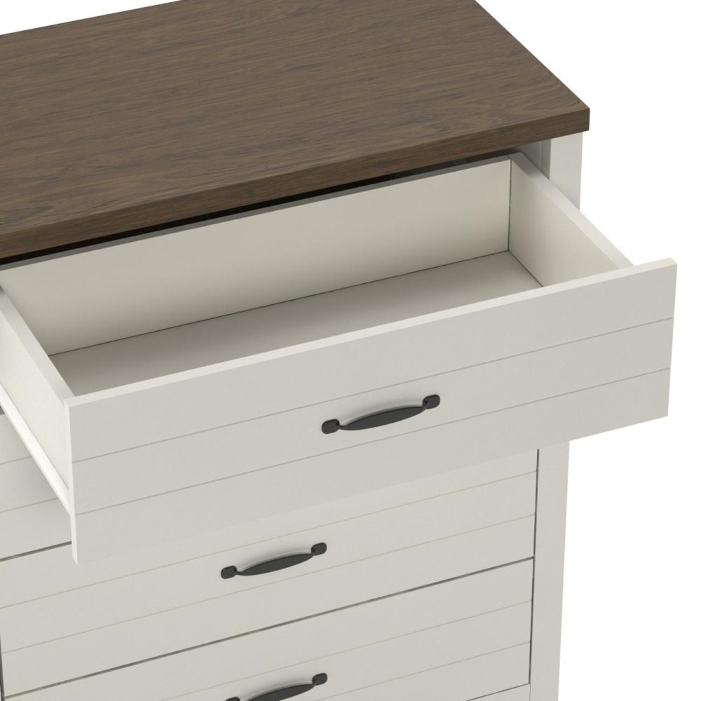 Dressers | Lancaster Wood 4 Drawer Dresser Bedroom Dressers