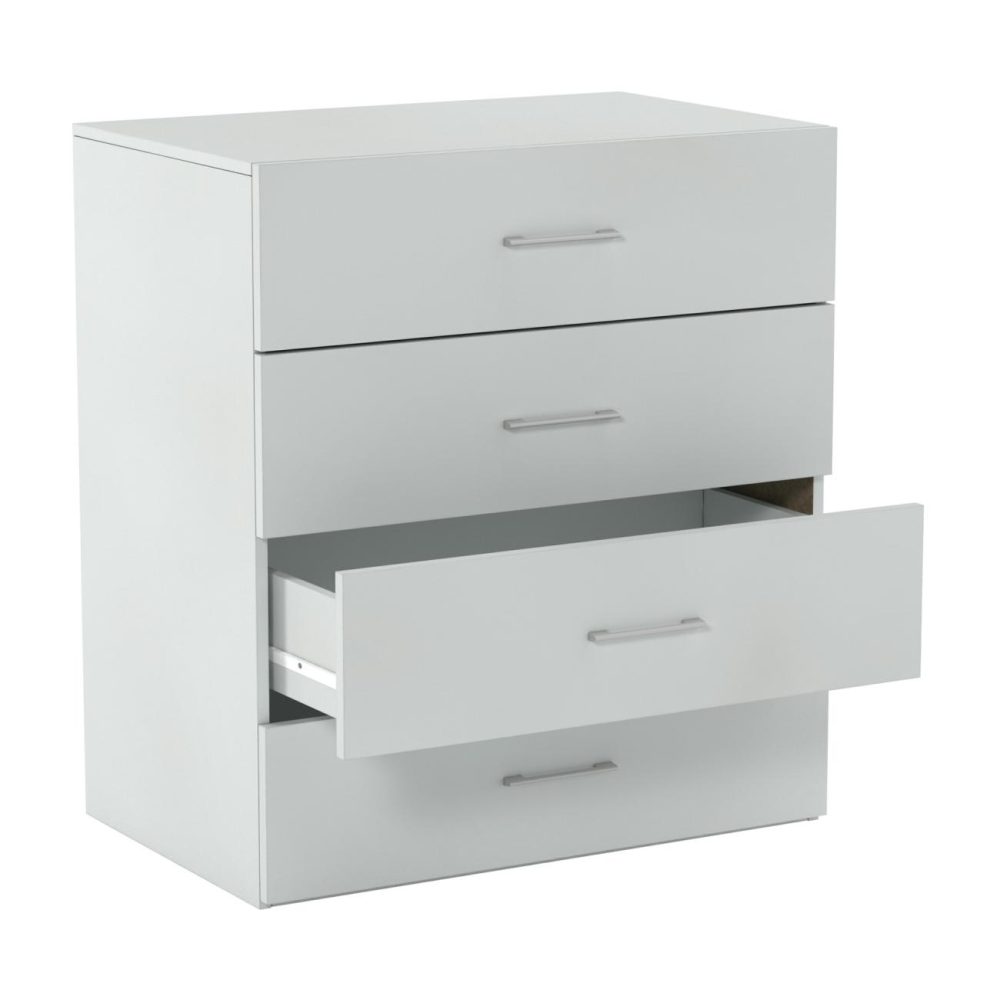 Dressers | Lundy Wood 4 Drawer Dresser Bedroom Dressers