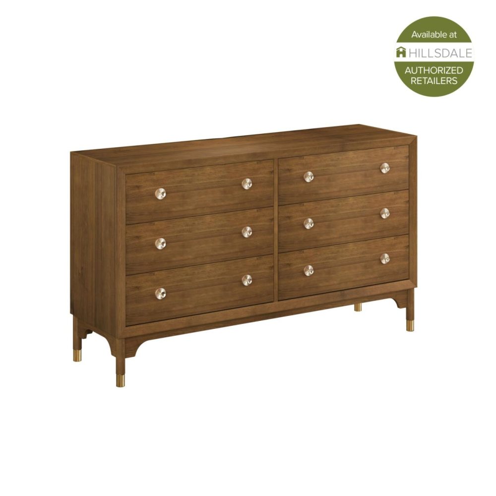 Dressers | Margo Wood 6 Drawer Dresser Bedroom Dressers