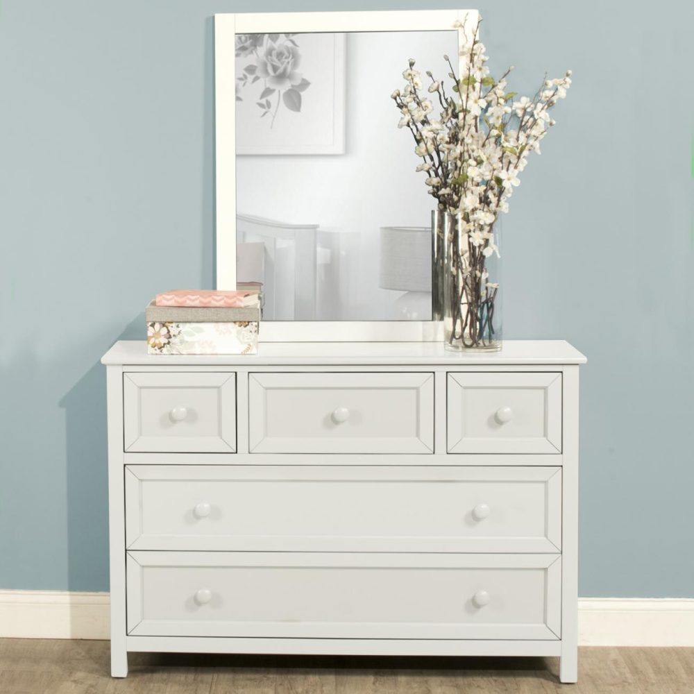 Dressers | Schoolhouse 4. 5 Drawer Dresser And Mirror Bedroom Dressers