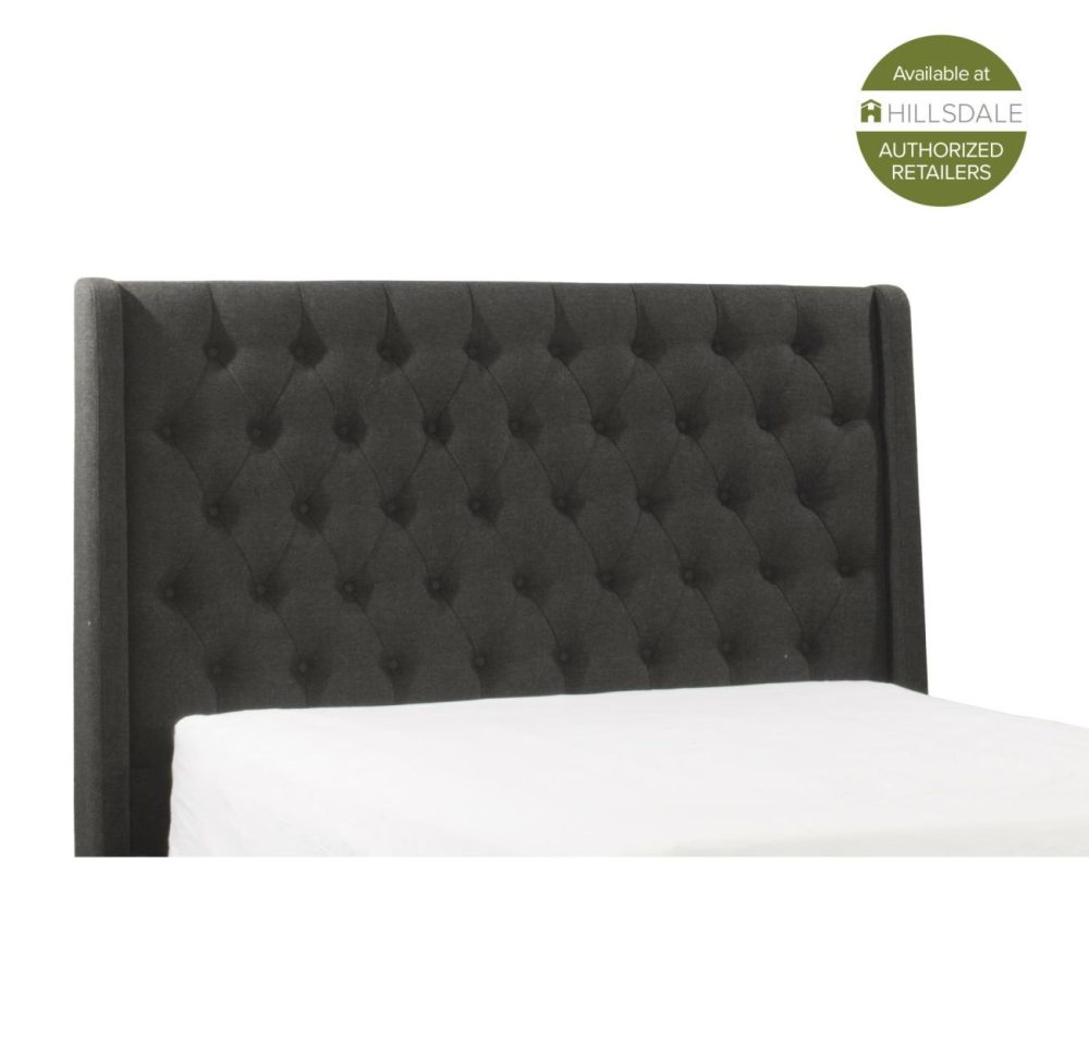 Headboards | Churchill Upholstered Headboard Bedroom Charcoal