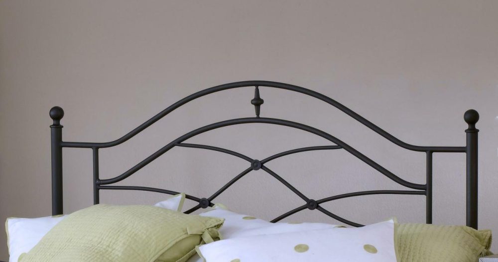 Headboards | Cole Metal Headboard Bedroom Black Twinkle