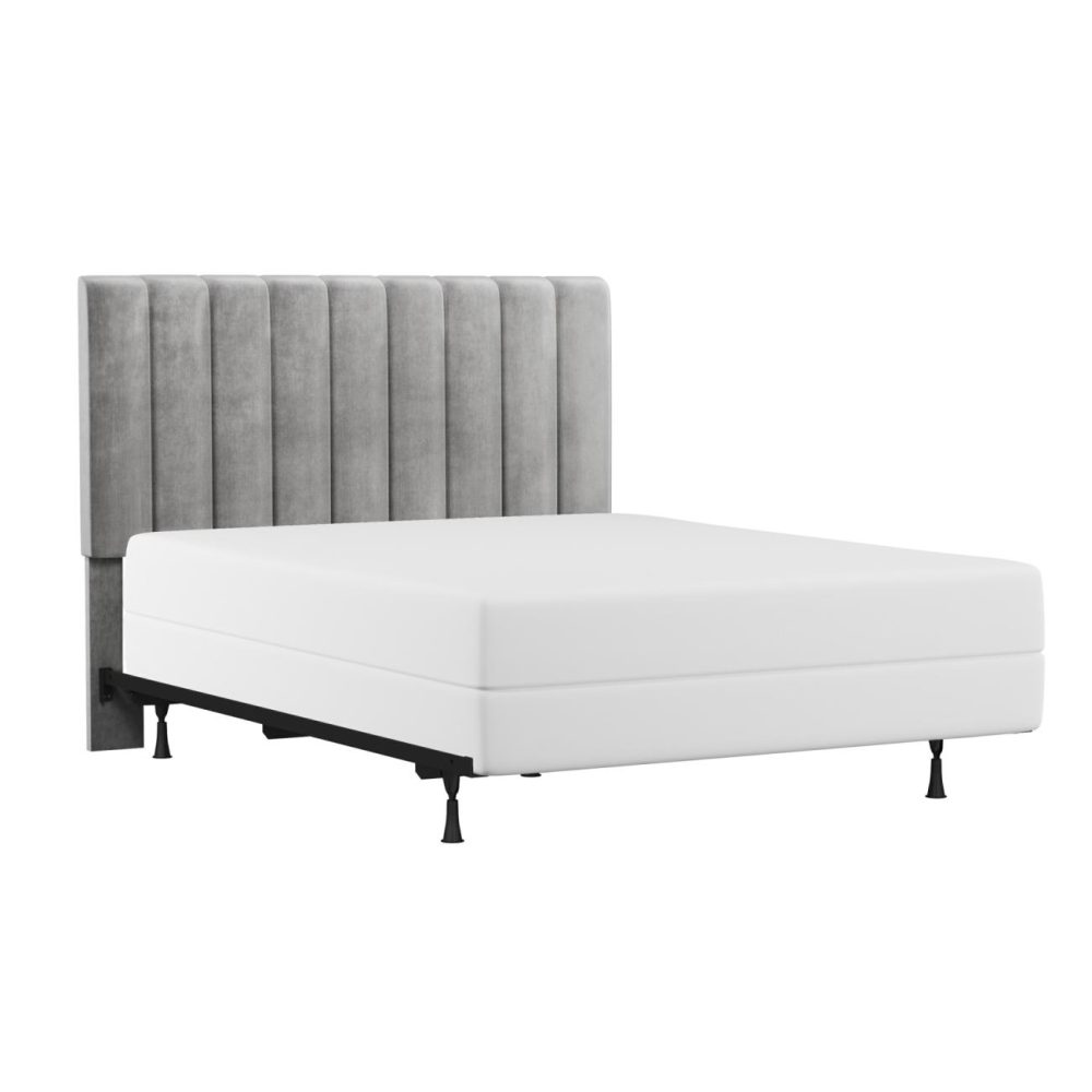 Headboards | Crestone Upholstered Headboard Bedroom Gray