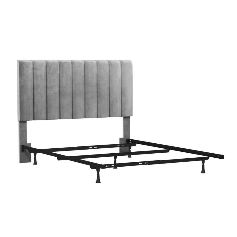 Headboards | Crestone Upholstered Headboard Bedroom Gray