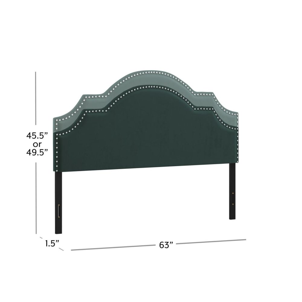 Headboards | Cynthia Upholstered Headboard Bedroom Green