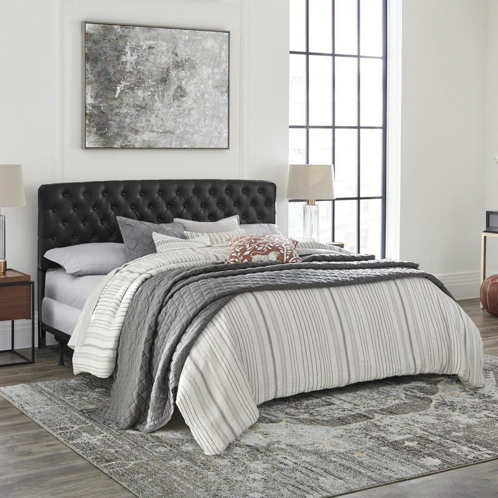 Headboards | Hawthorne Upholstered Headboard Bedroom Black