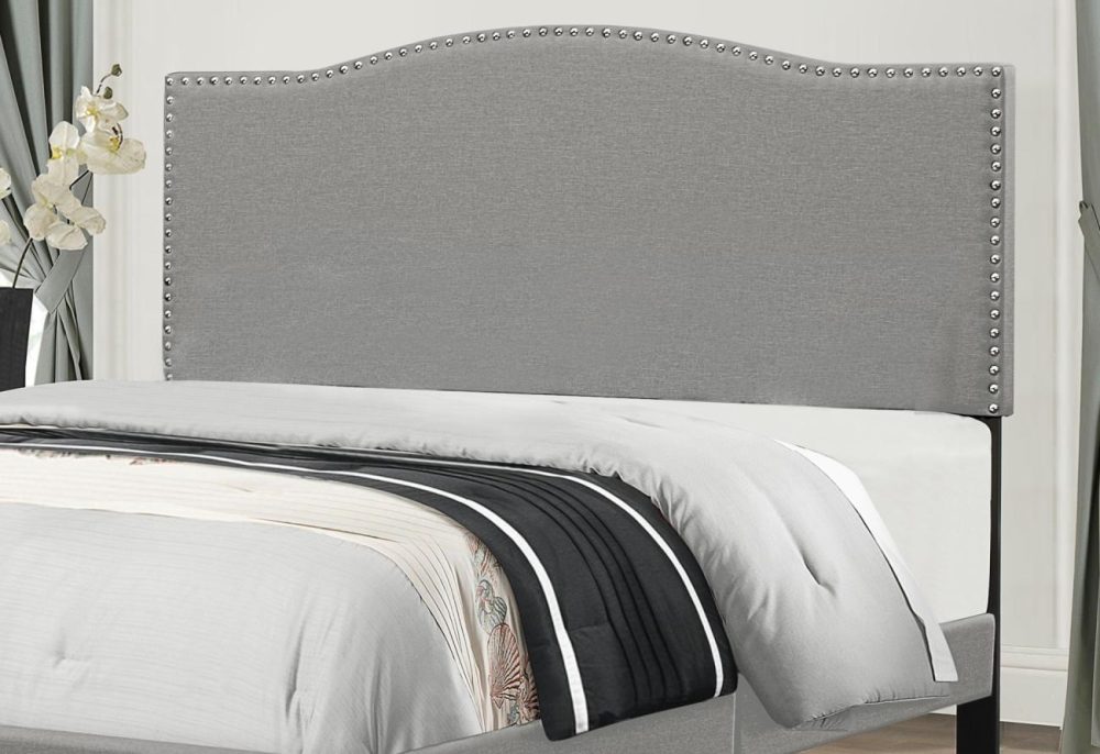 Headboards | Kiley Upholstered Headboard Bedroom Glacier Gray