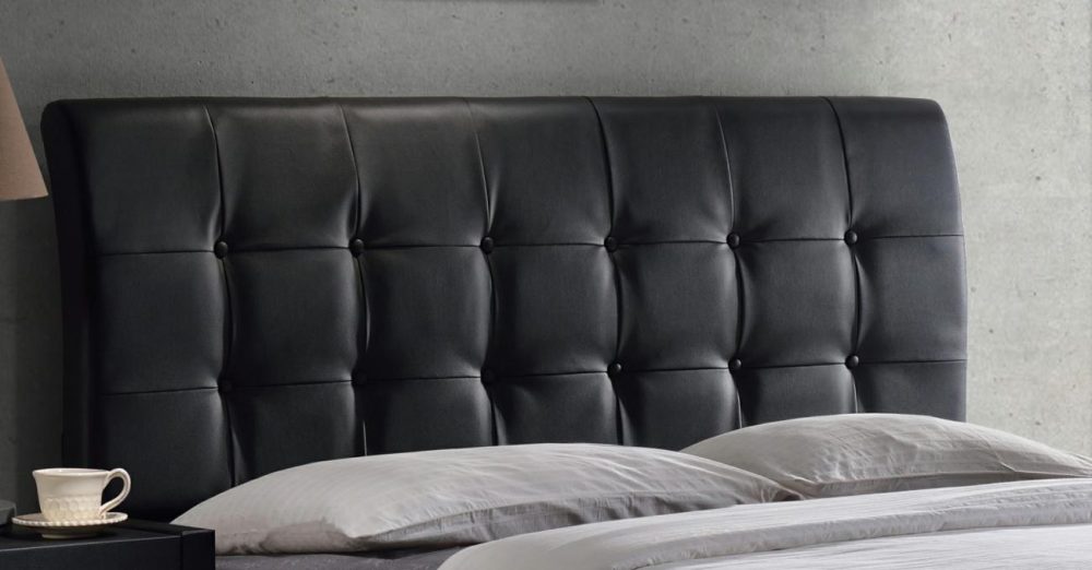 Headboards | Lusso Upholstered Headboard Bedroom Black