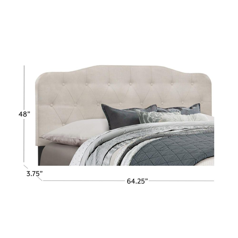 Headboards | Nicole Upholstered Headboard Bedroom Fog