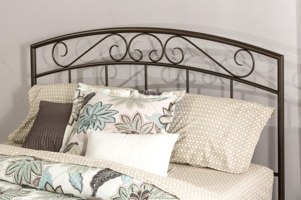 Headboards | Wendell Metal Headboard Bedroom Copper Pebble