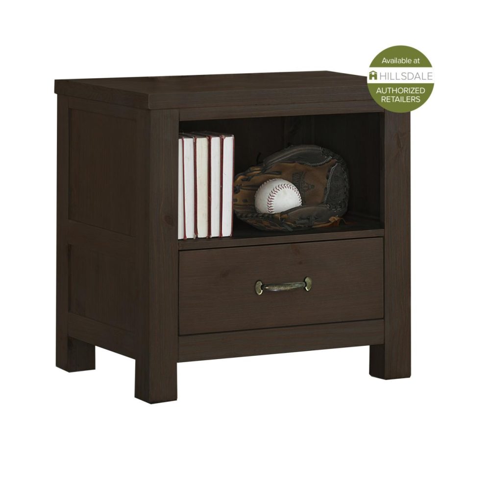 Nightstands | Highlands Wood Nightstand Kids & Youth Espresso