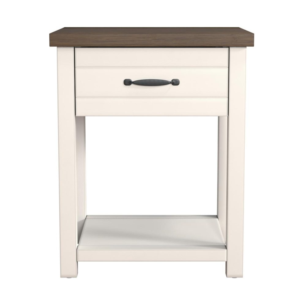 Nightstands | Lancaster Wood Nightstand Bedroom Ivory