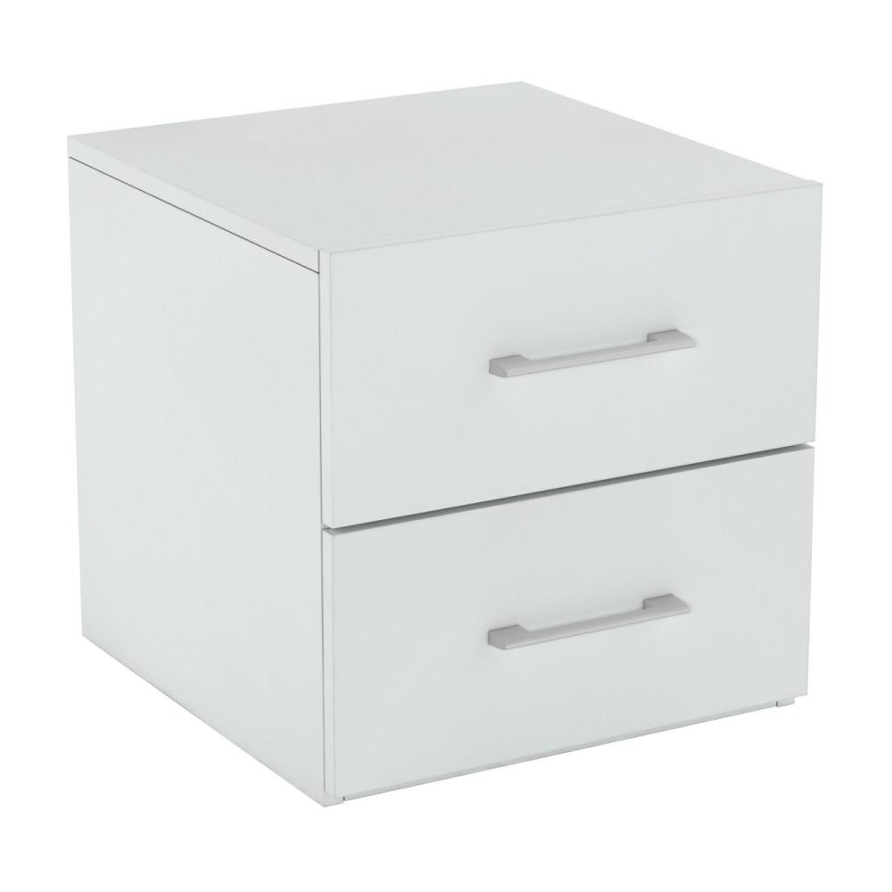 Nightstands | Ridgecrest Wood Nightstand Bedroom Matte White