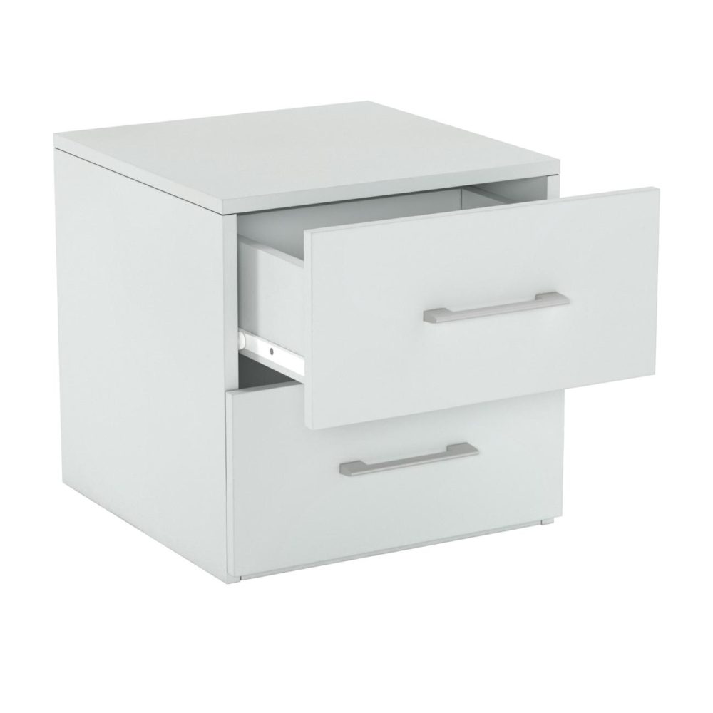 Nightstands | Ridgecrest Wood Nightstand Bedroom Matte White