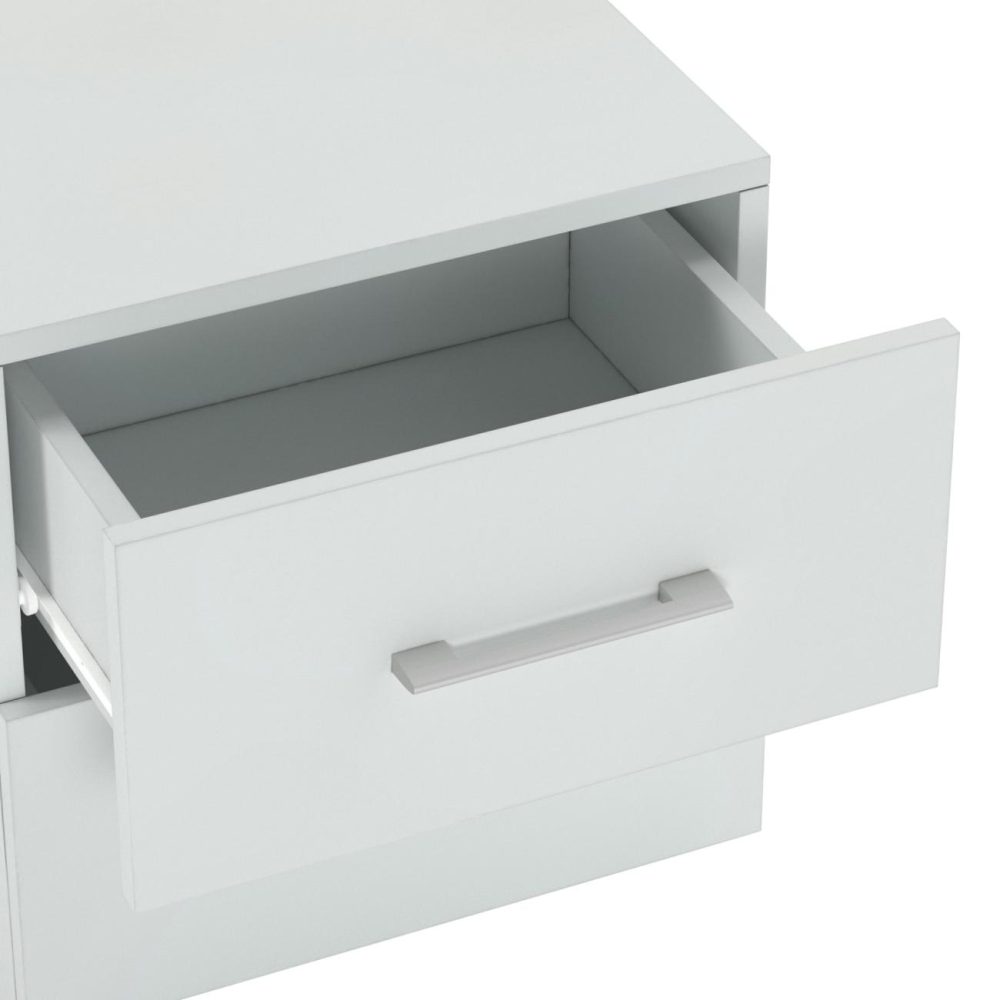 Nightstands | Ridgecrest Wood Nightstand Bedroom Matte White