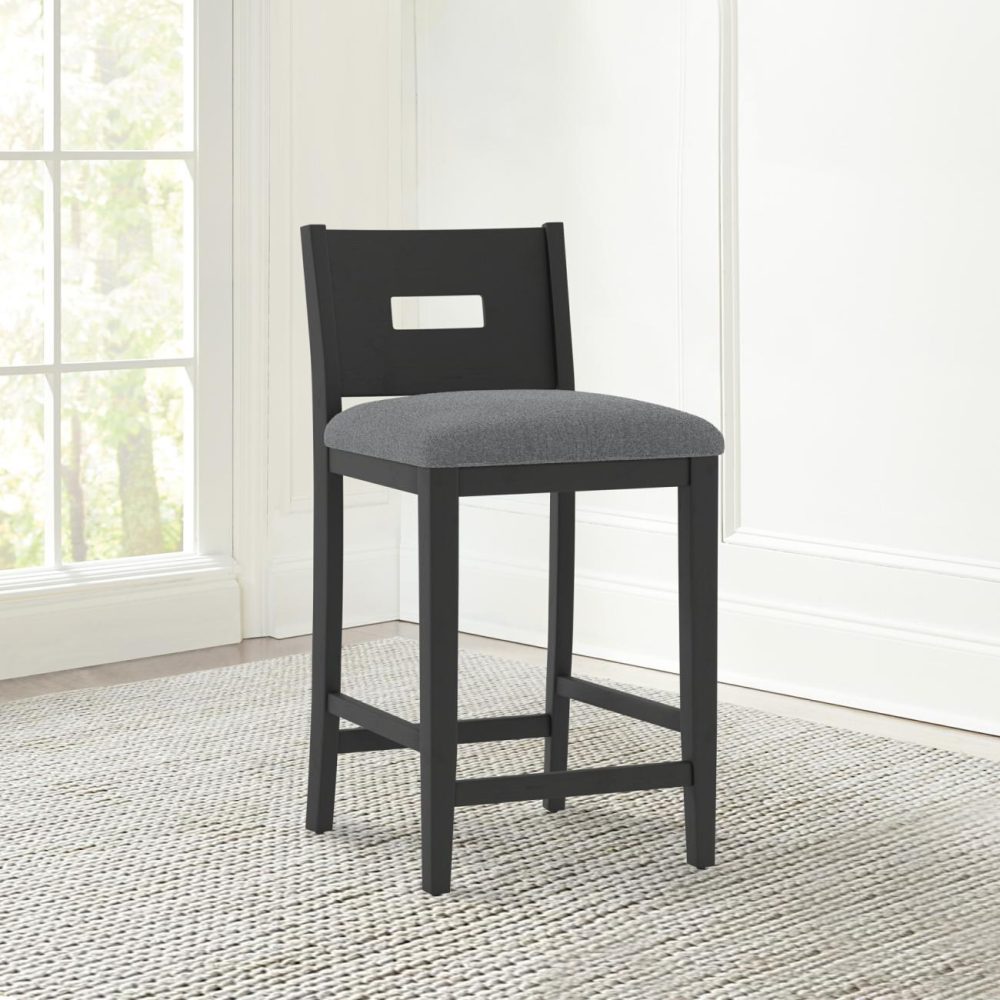 Seating | Allbritton Wood Stool Kitchen & Dining Black