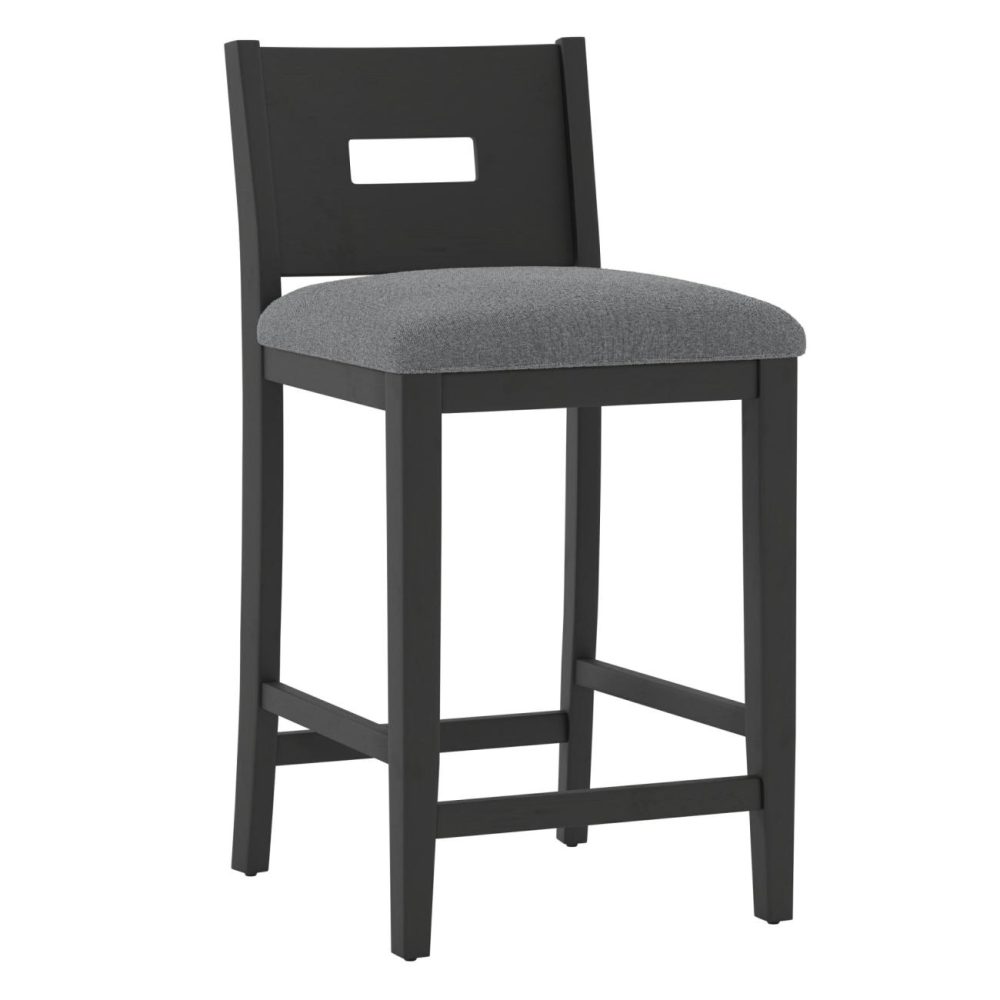 Seating | Allbritton Wood Stool Kitchen & Dining Black