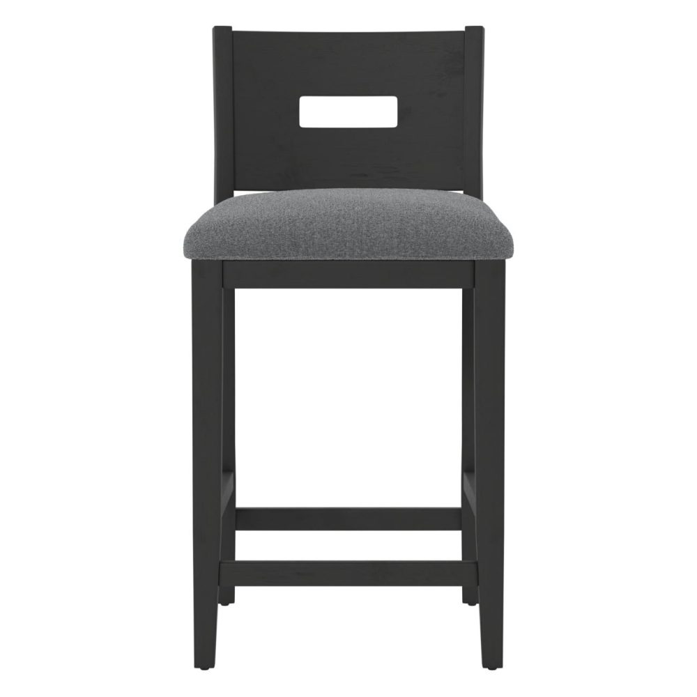 Seating | Allbritton Wood Stool Kitchen & Dining Black