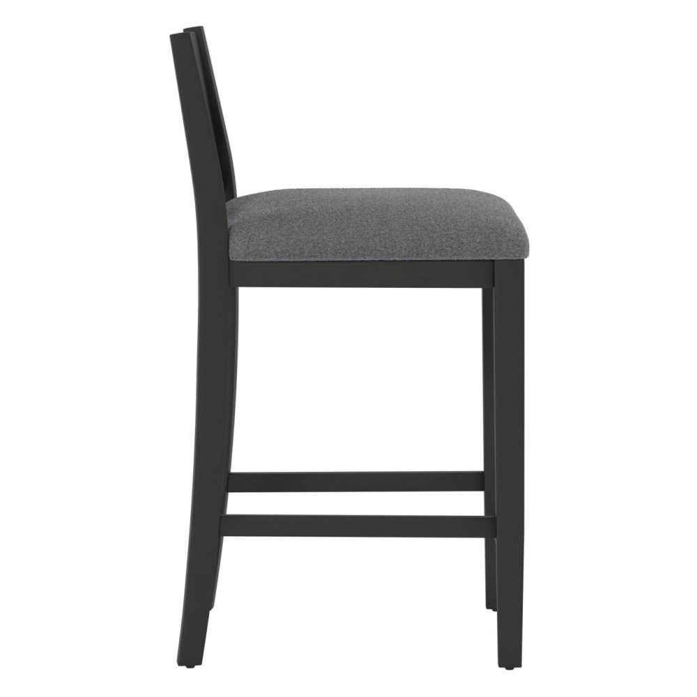 Seating | Allbritton Wood Stool Kitchen & Dining Black