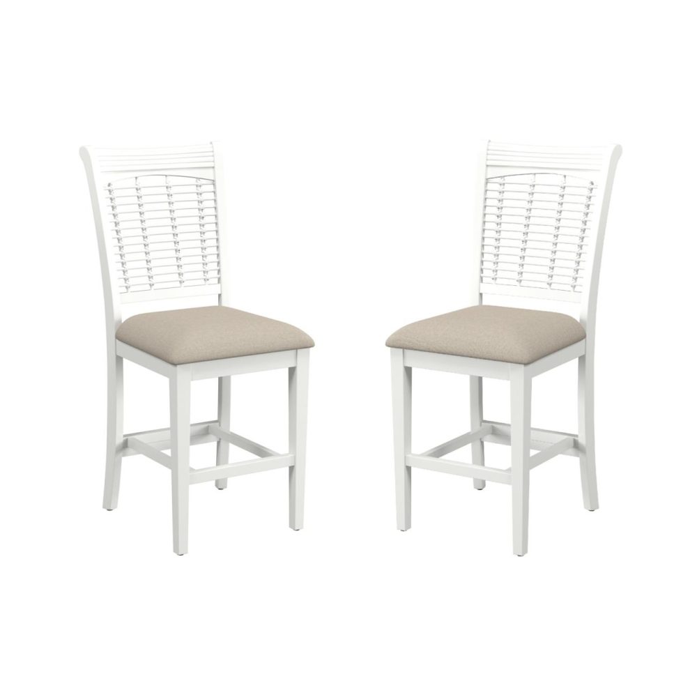 Seating | Bayberry Wood Stool, Set Of 2 Kitchen & Dining Seating