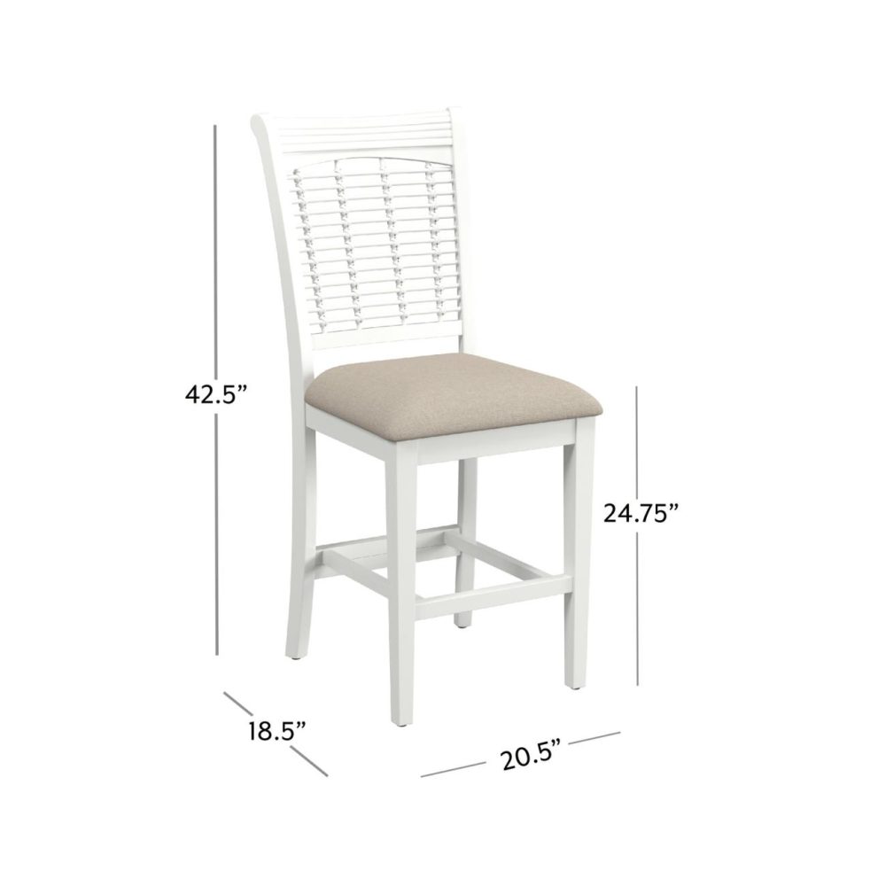 Seating | Bayberry Wood Stool, Set Of 2 Kitchen & Dining Seating