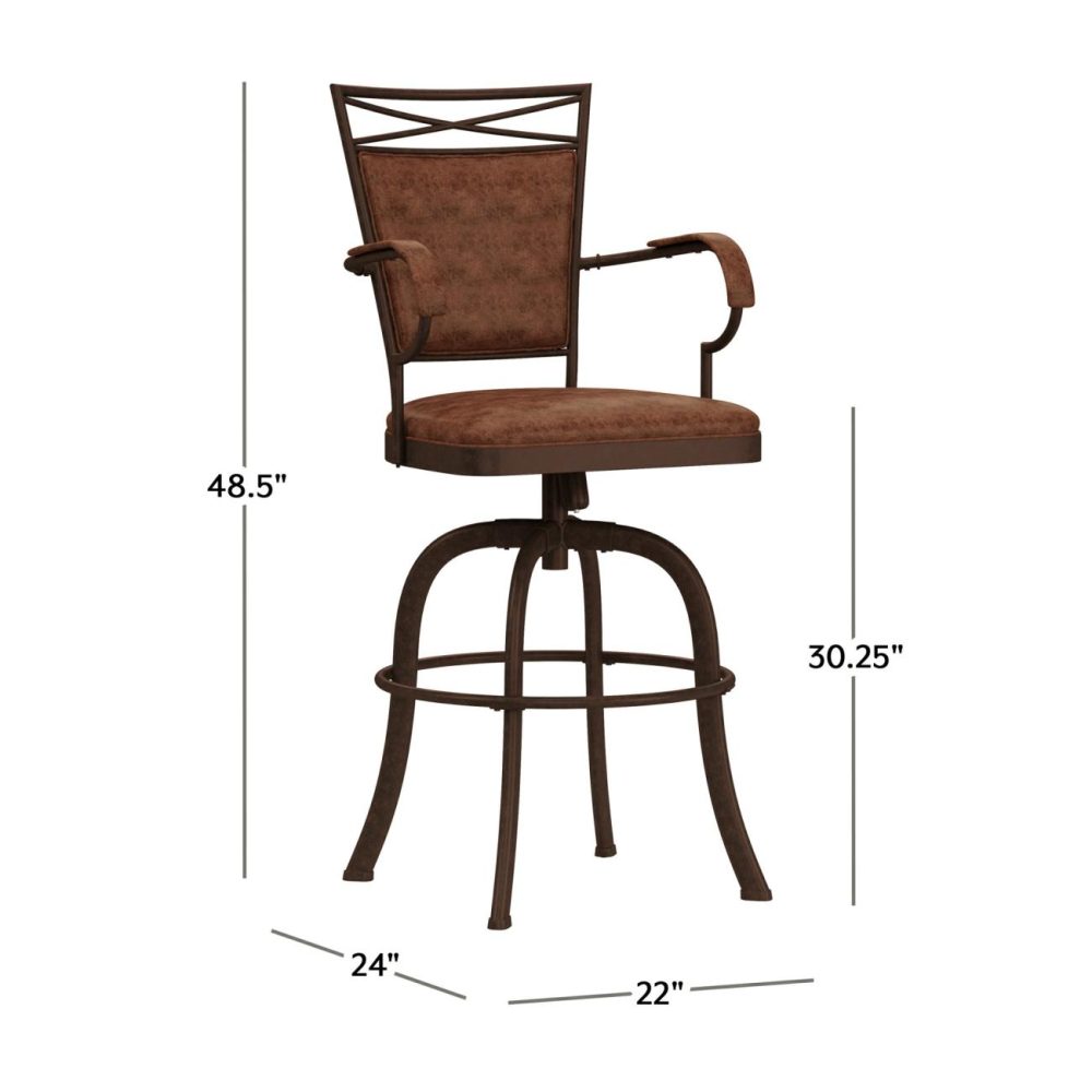 Seating | Bridgetown Metal Stool Kitchen & Dining Aged Bronze