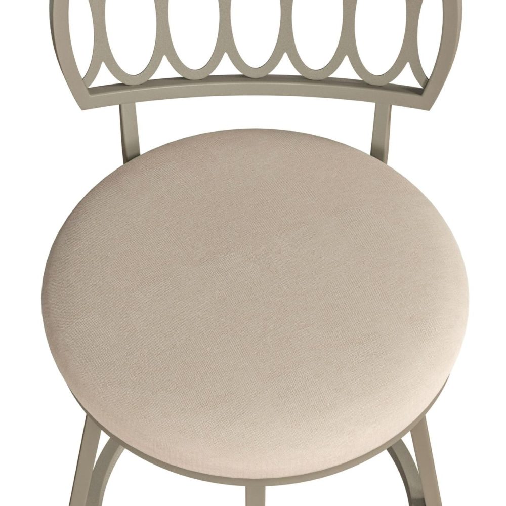 Seating | Canal Street Metal Stool Kitchen & Dining Champagne Gold