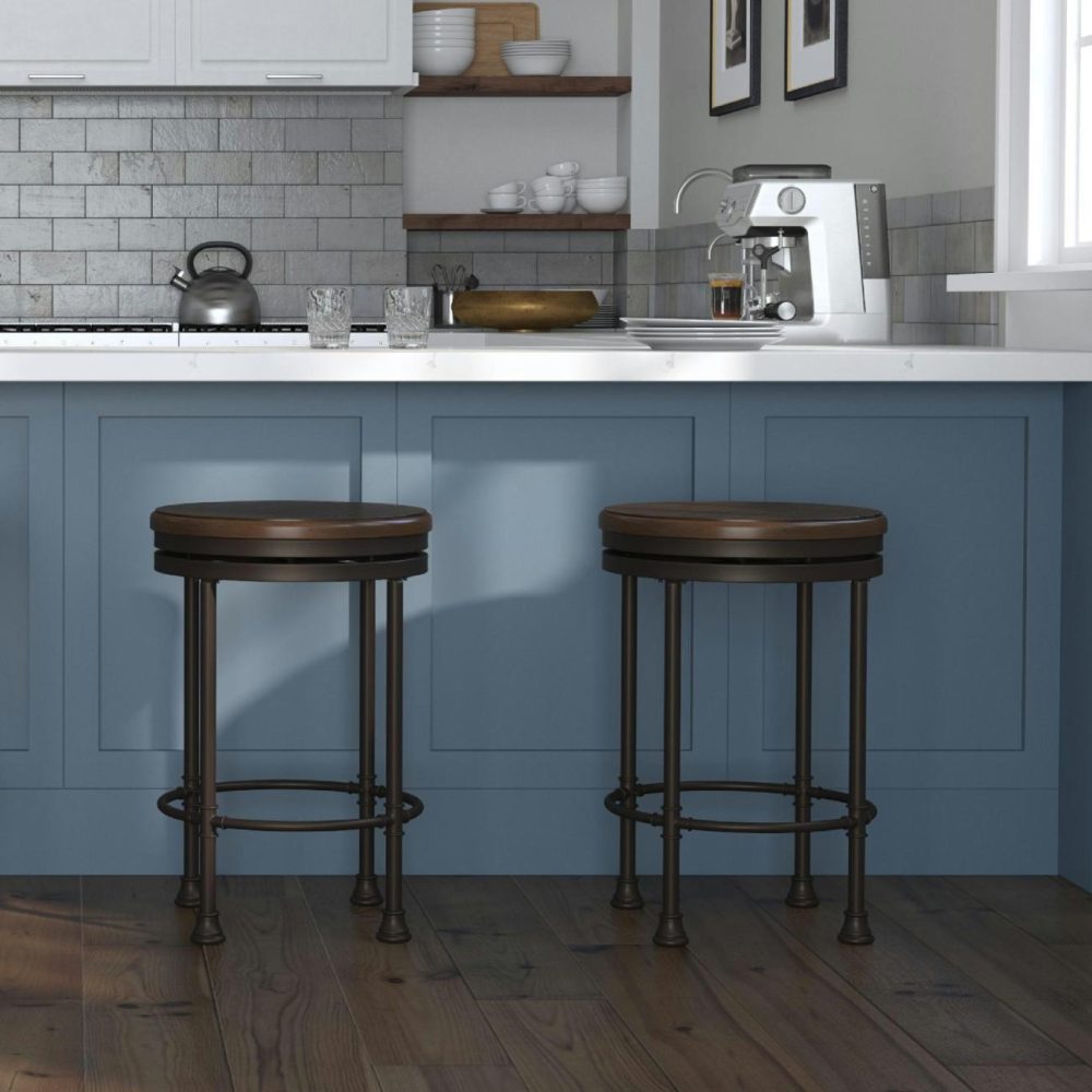 Seating | Casselberry Metal Stool Kitchen & Dining Brown