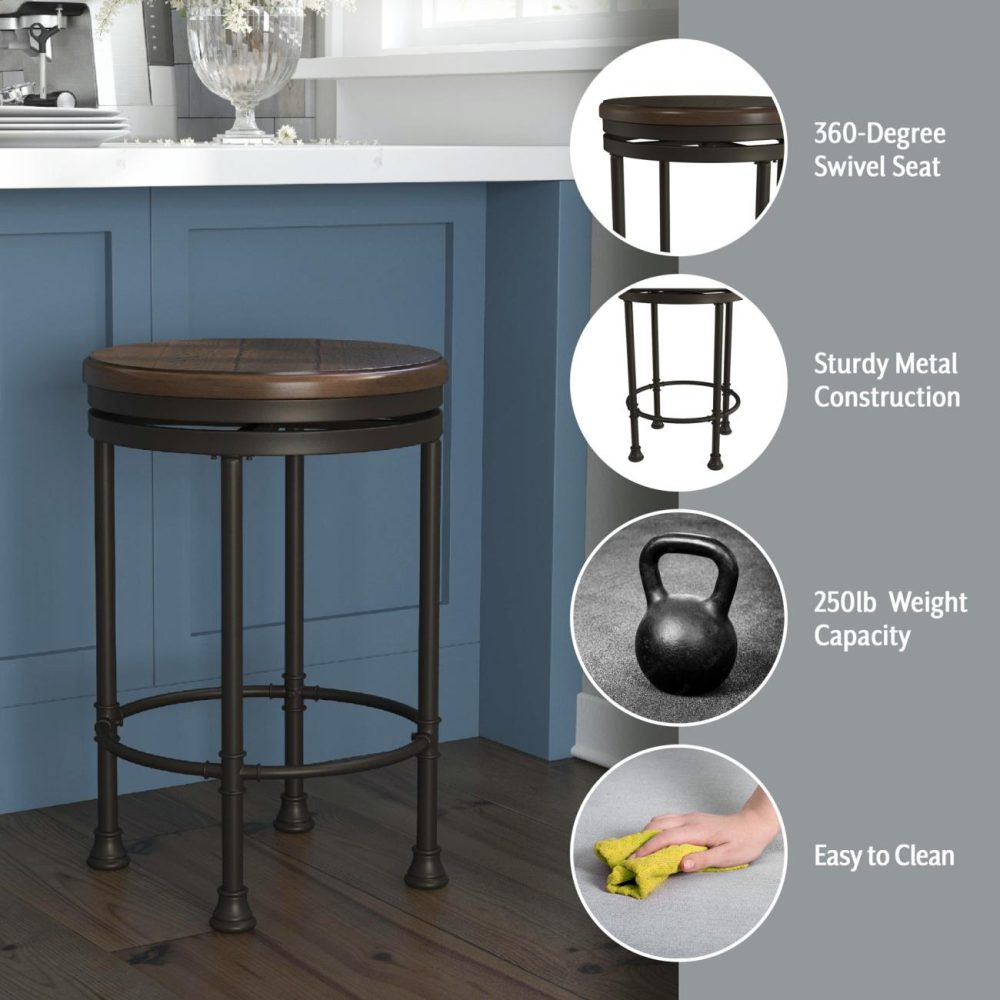 Seating | Casselberry Metal Stool Kitchen & Dining Brown