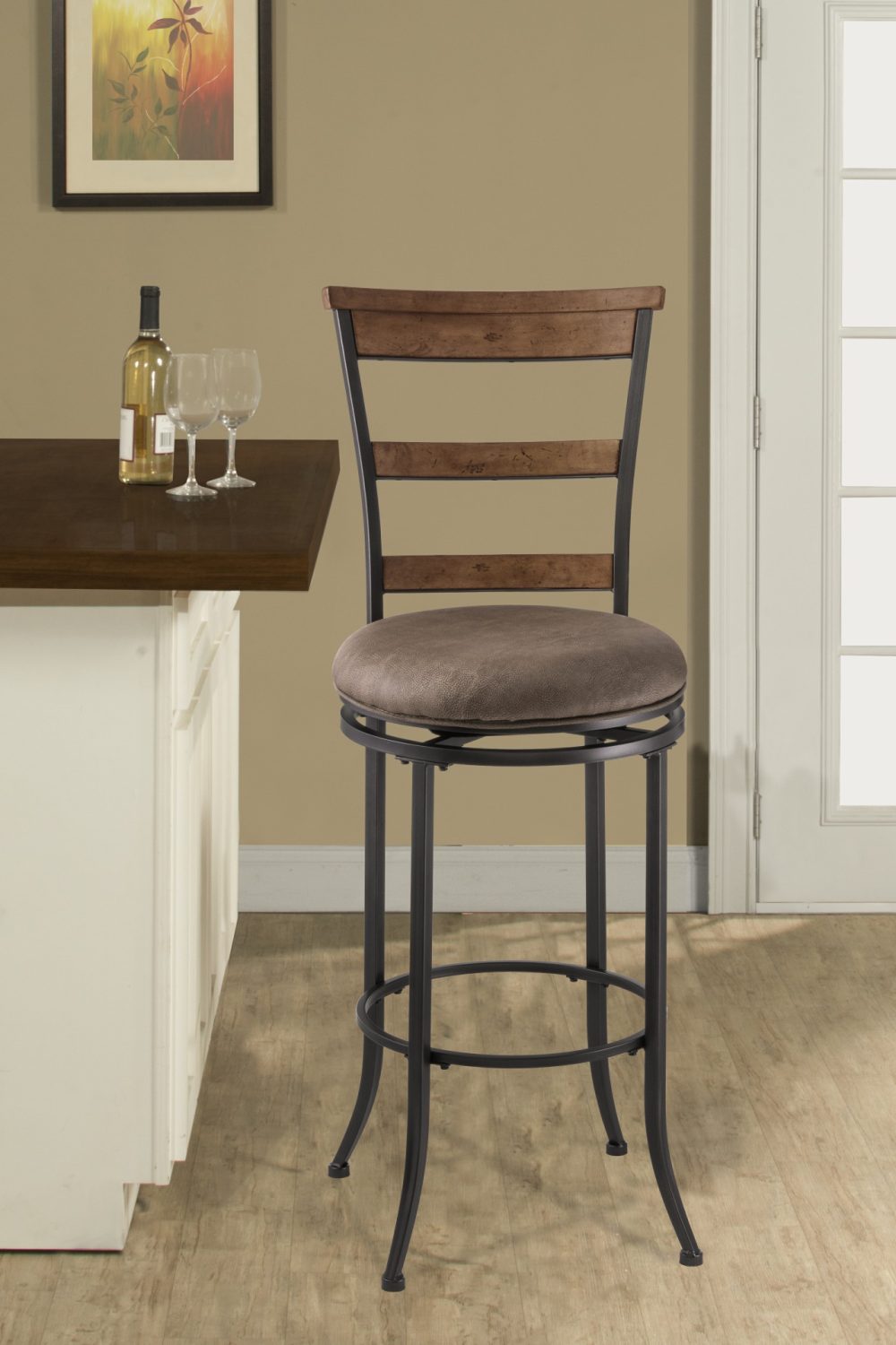 Seating | Charleston Metal Stool Kitchen & Dining Gray