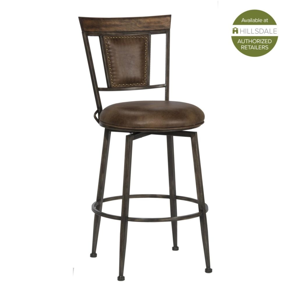 Seating | Danforth Metal Stool Kitchen & Dining Dark Brown