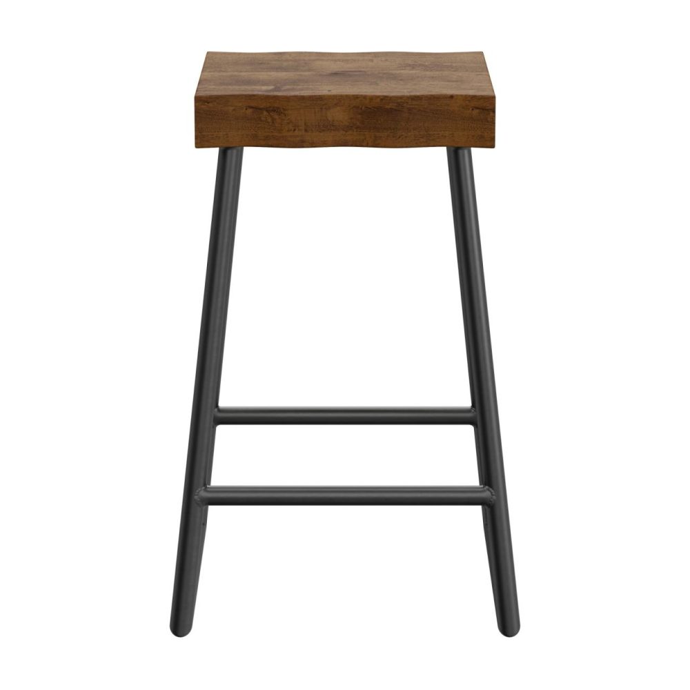 Seating | Emerson Metal Stool Kitchen & Dining Natural Sheesham