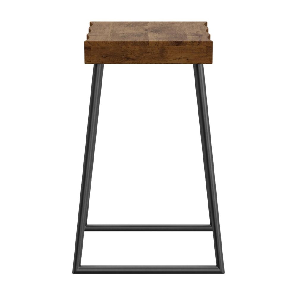 Seating | Emerson Metal Stool Kitchen & Dining Natural Sheesham