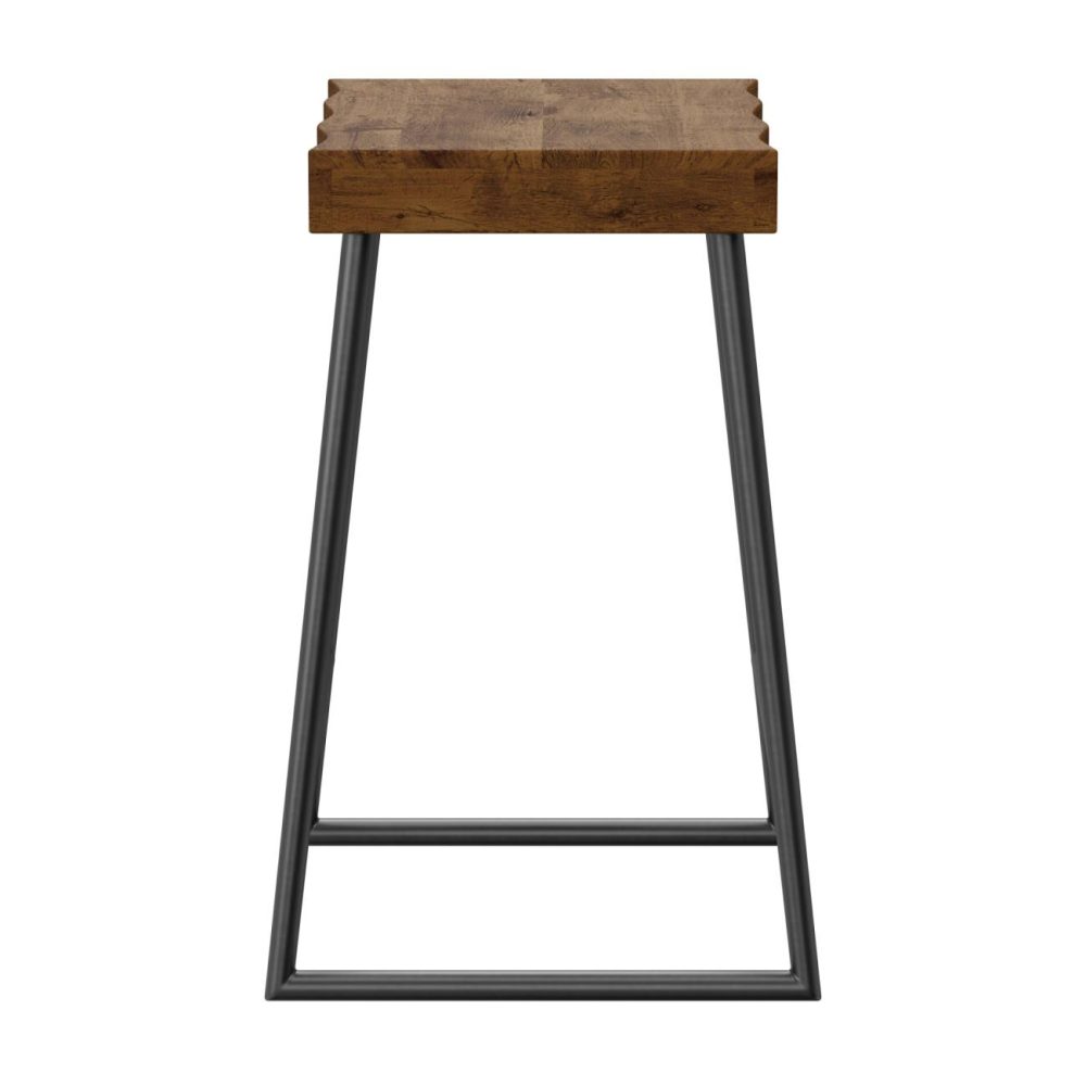 Seating | Emerson Metal Stool Kitchen & Dining Natural Sheesham