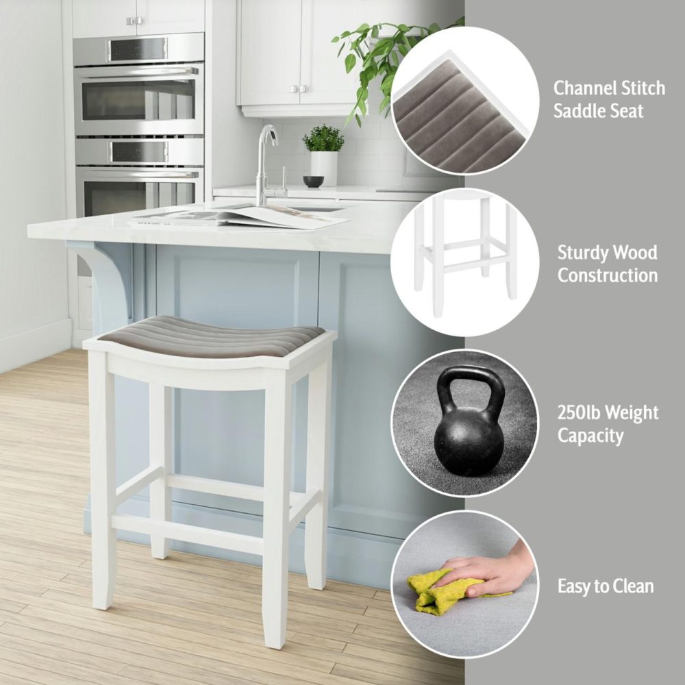 Seating | Gardner Wood Stool Kitchen & Dining Seating