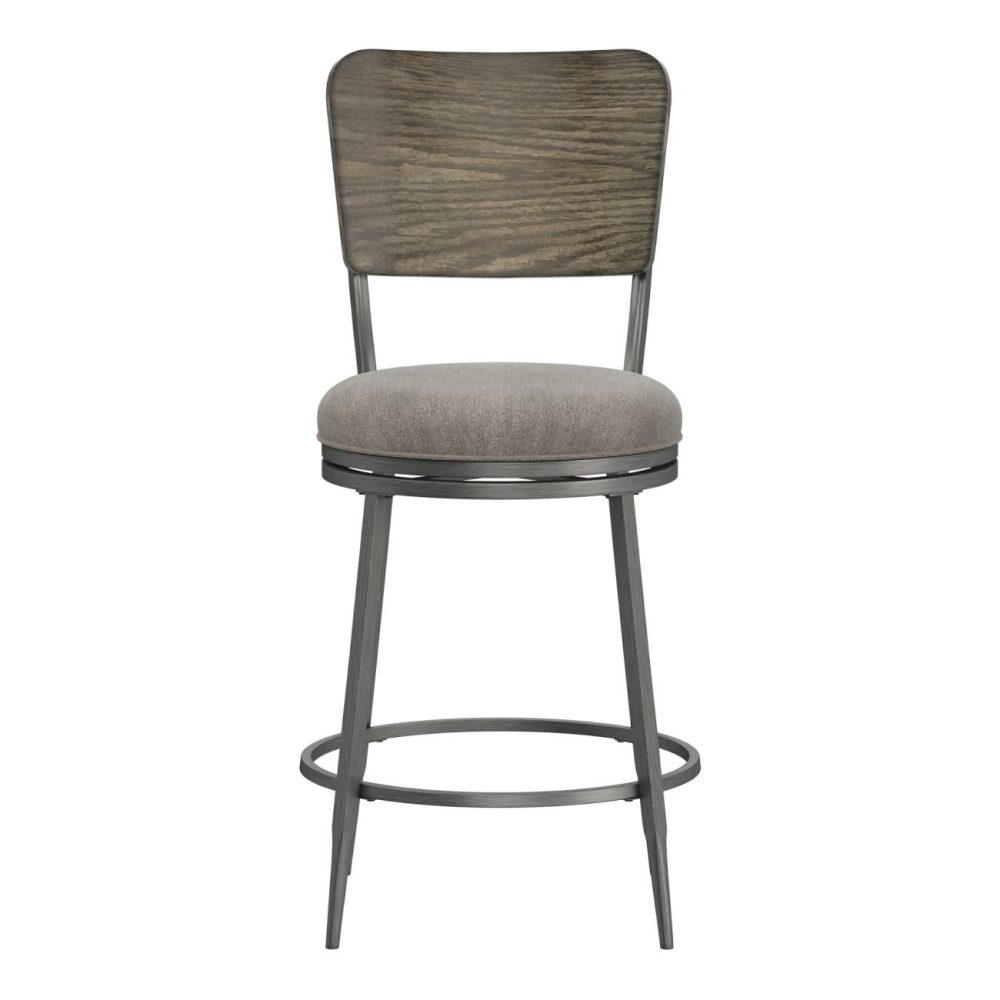 Seating | Garren Metal Stool Kitchen & Dining Rubbed Pewter