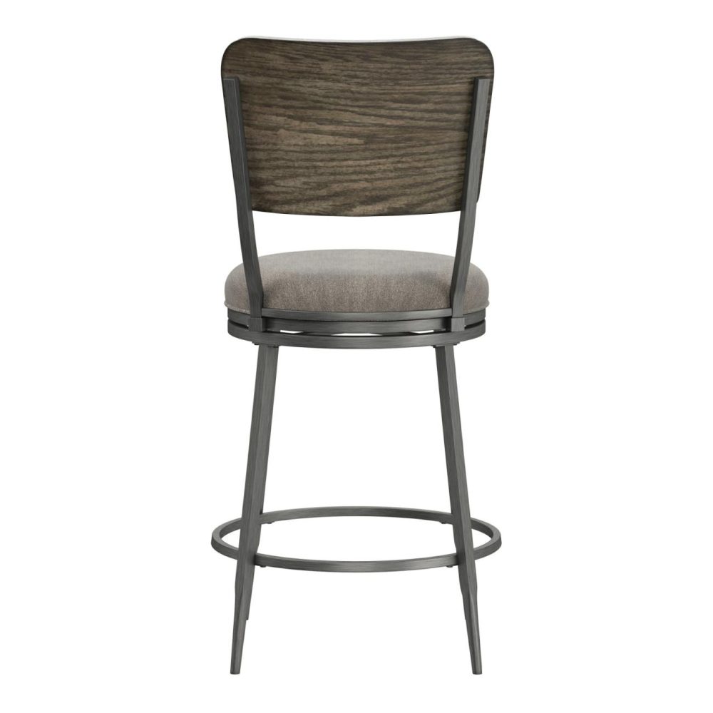 Seating | Garren Metal Stool Kitchen & Dining Rubbed Pewter