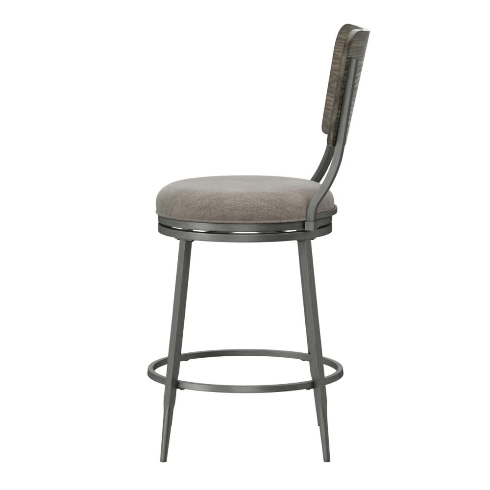 Seating | Garren Metal Stool Kitchen & Dining Rubbed Pewter