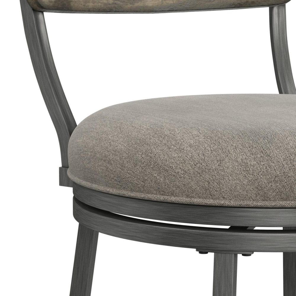 Seating | Garren Metal Stool Kitchen & Dining Rubbed Pewter