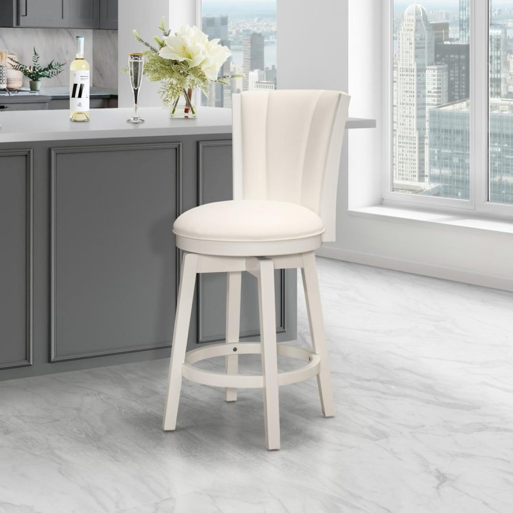 Seating | Gianna Wood Stool Kitchen & Dining Seating