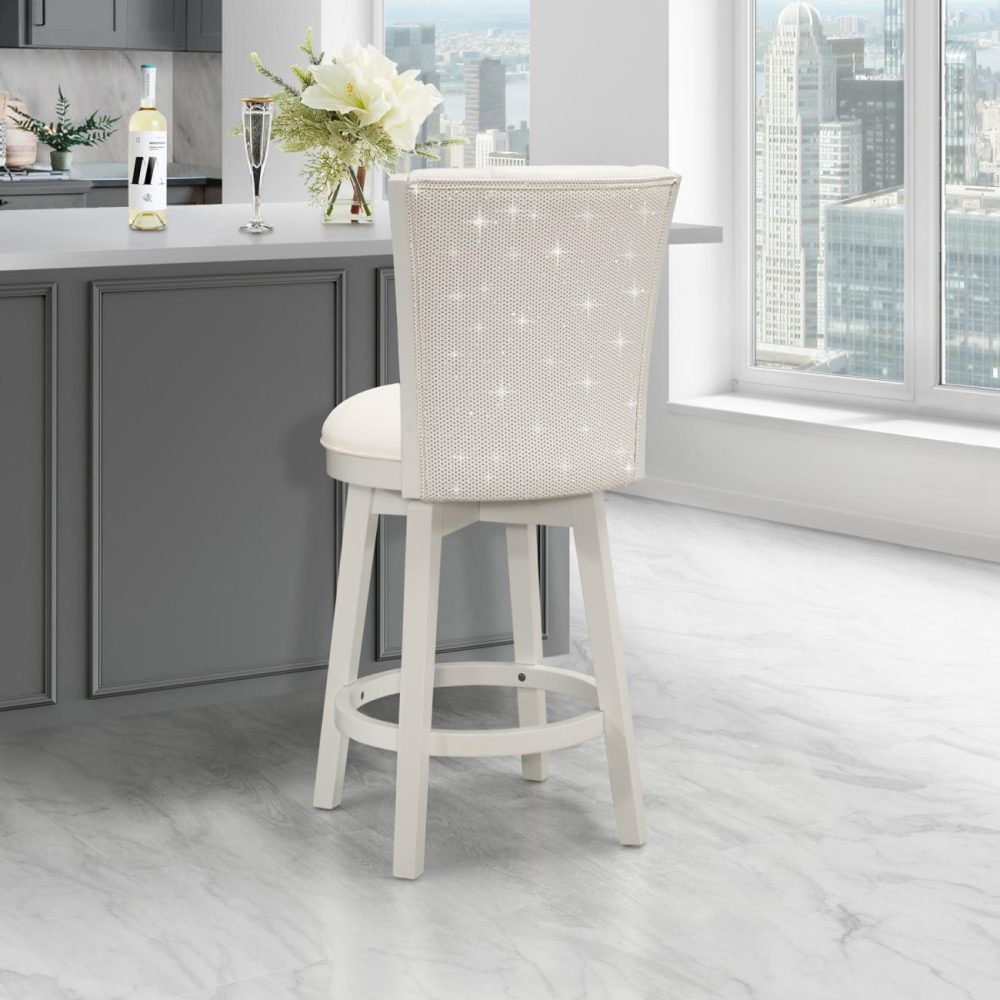 Seating | Gianna Wood Stool Kitchen & Dining Seating