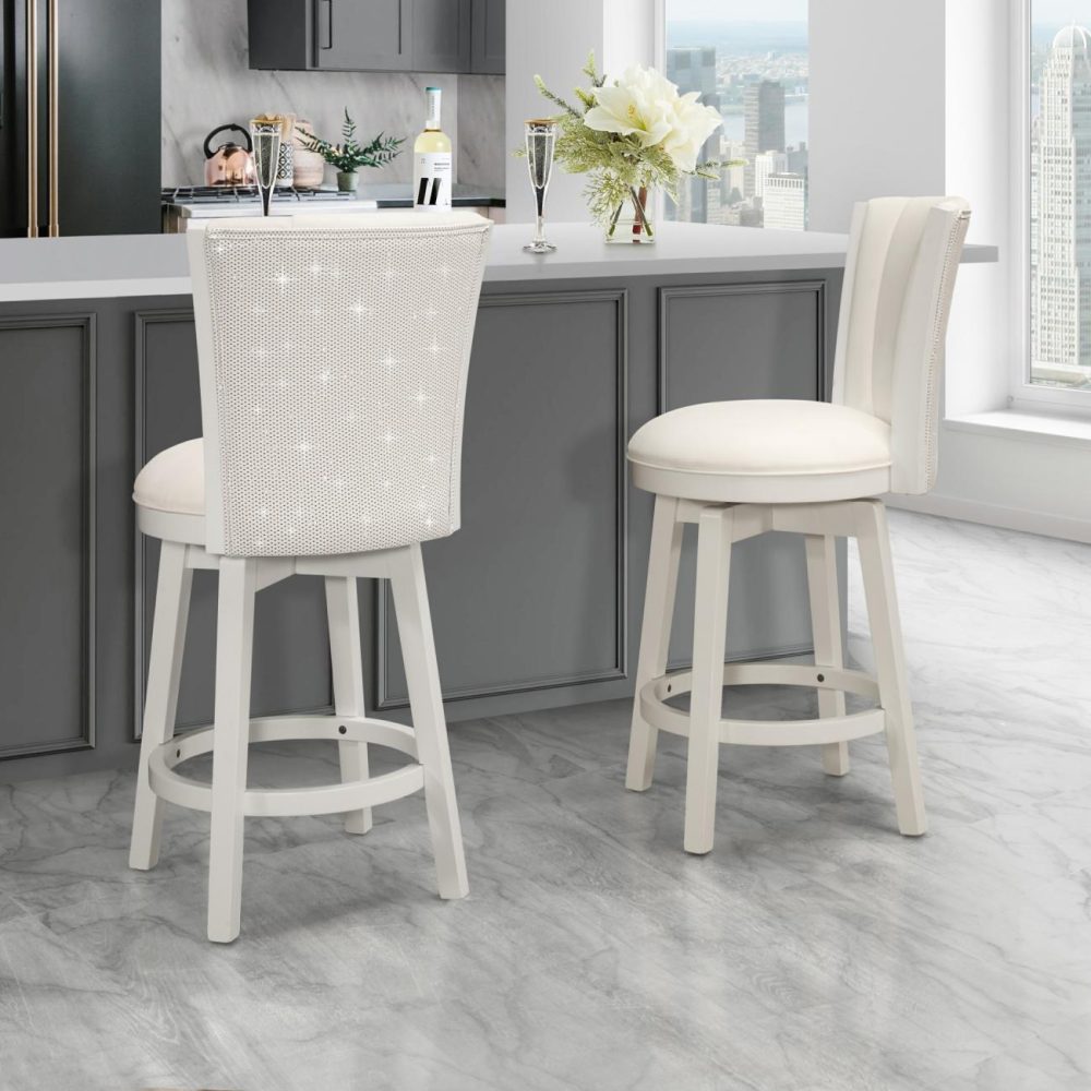 Seating | Gianna Wood Stool Kitchen & Dining Seating