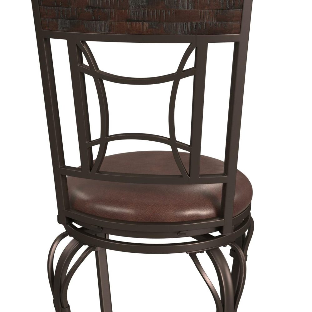 Seating | Granada Metal Stool Kitchen & Dining Dark Chestnut