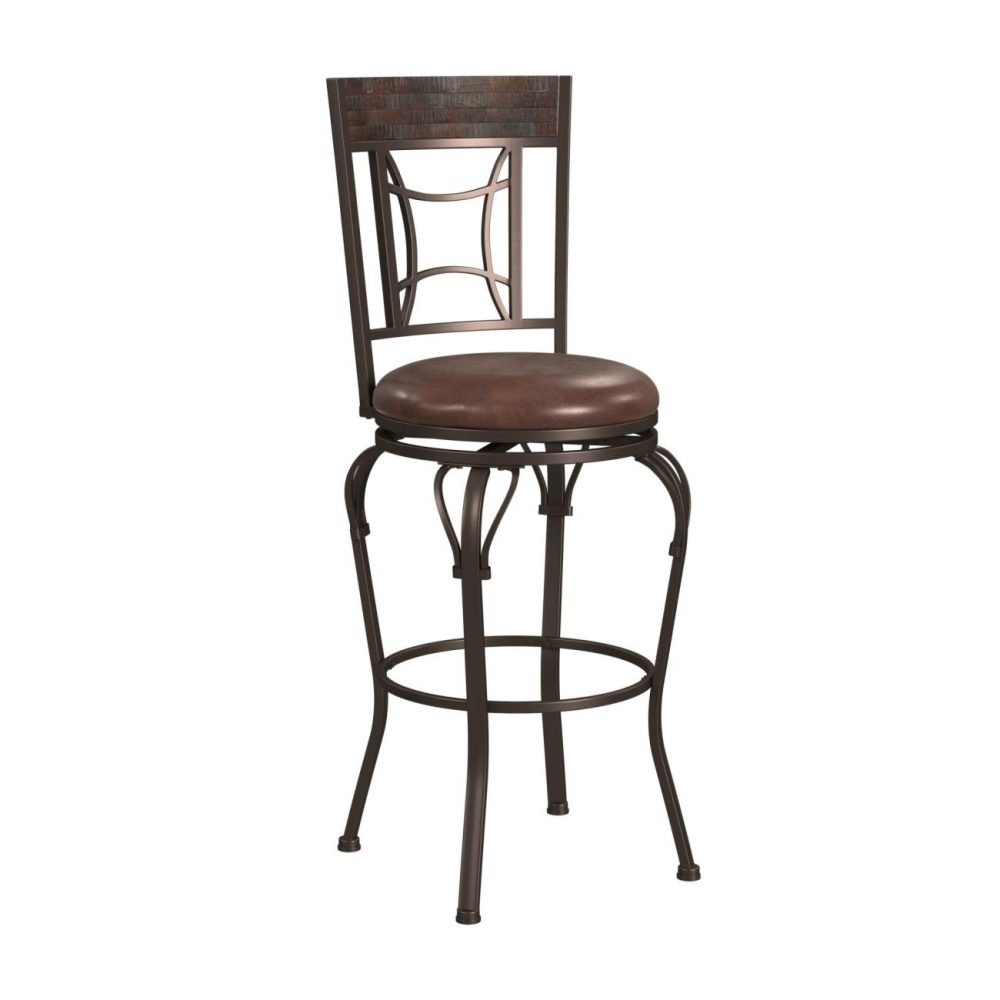 Seating | Granada Metal Stool Kitchen & Dining Dark Chestnut